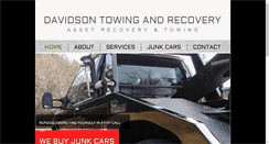 Desktop Screenshot of davidsontowing.com